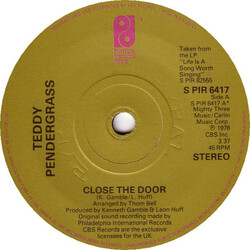 Teddy Pendergrass Close The Door USED VINYL 7INCH SINGLE
