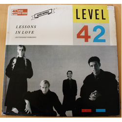 Level 42 Lessons In Love (Extended Version) Vinyl 12" USED