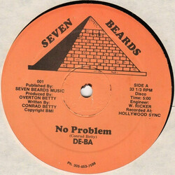 De-Ba / Overton Deverell / Wayne Ricker No Problem / Riped River USED VINYL 12INCH 33 S RPM