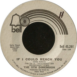 The Fifth Dimension If I Could Reach You / Tomorrow Belongs To The Children USED VINYL 7INCH 45 RPM SINGLE