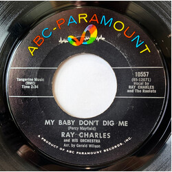 Ray Charles And His Orchestra My Baby Don't Dig Me / Something's Wrong USED VINYL 7INCH 45 RPM SINGLE STYRENE