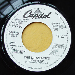 The Dramatics Live It Up USED VINYL 7INCH 45 RPM PROMO STEREO