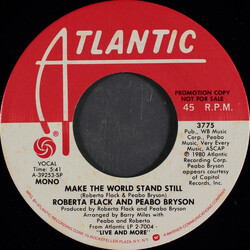 Roberta Flack / Peabo Bryson Make The World Stand Still USED VINYL 7INCH 45 RPM PROMO STEREO MONO