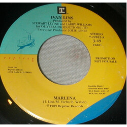 Ivan Lins Marlena USED VINYL 7INCH 45 RPM PROMO