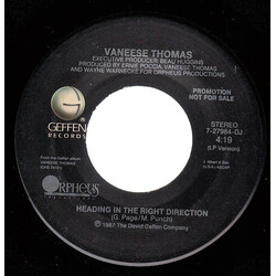 Vaneese Thomas Heading In The Right Direction USED VINYL 7INCH 45 RPM SINGLE PROMO