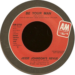Jesse Johnson's Revue Be Your Man USED VINYL 7INCH 45 RPM PROMO STEREO