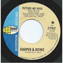Harper And Rowe Picture Me High (Picture Me Low) USED VINYL 7INCH 45 RPM PROMO STEREO