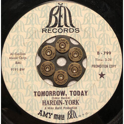 Hardin & York Tomorrow Today USED VINYL 7INCH 45 RPM SINGLE PROMO