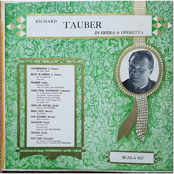 Richard Tauber Tauber In Opera & Operetta Vinyl LP USED