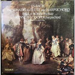 Johann Sebastian Bach / Paula Robison / Kenneth Cooper / Timothy Eddy The Sonatas For Flute And Harpsichord Vinyl LP USED