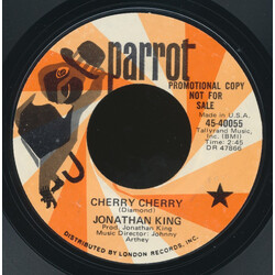 Jonathan King Cherry, Cherry USED VINYL 7INCH 45 RPM PROMO