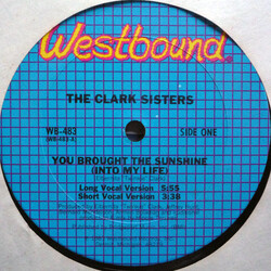 The Clark Sisters You Brought The Sunshine (Into My Life) VINYL 12" USED