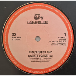 Double Exposure Ten Percent / My Love Is Free USED VINYL 12INCH 33 S RPM