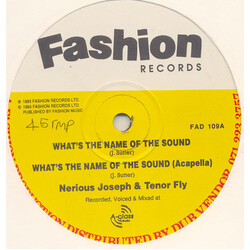 Nerious Joseph / Tenor Fly What's The Name Of The Sound Vinyl 12" USED