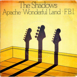 The Shadows Apache / Wonderful Land / F.B.I. USED VINYL 7INCH 45 RPM SINGLE