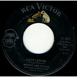 Mickey & Sylvia Love Is The Only Thing / Love Lesson USED VINYL 7INCH 33 S RPM SINGLE MONO