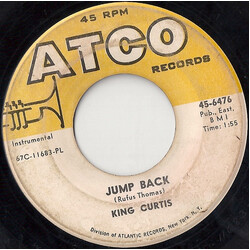 King Curtis Jump Back / When Something Is Wrong With My Baby USED VINYL 7INCH 45 RPM