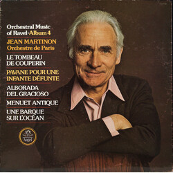 Maurice Ravel / Jean Martinon / Orchestre De Paris Orchestral Music Of Ravel - Album 4 Vinyl LP USED