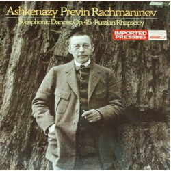 Vladimir Ashkenazy / André Previn / Sergei Vasilyevich Rachmaninoff Symphonic Dances, Op. 45 · Russian Rhapsody Vinyl LP USED