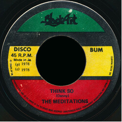 The Meditations Think So USED VINYL 7INCH 45 RPM