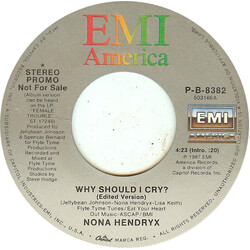 Nona Hendryx Why Should I Cry? USED VINYL 7INCH 45 RPM PROMO