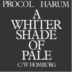 Procol Harum A Whiter Shade Of Pale / Homburg USED VINYL 7INCH 45 RPM SINGLE STEREO