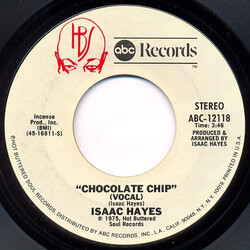 Isaac Hayes Chocolate Chip USED VINYL 7INCH 45 RPM SINGLE STYRENE STEREO