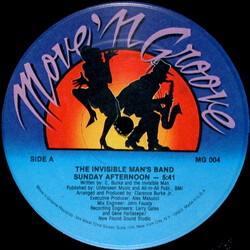 Invisible Man's Band Sunday Afternoon USED VINYL 12INCH 45 RPM
