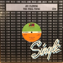 Joy Fleming The Final Thing / Are You Ready For Love VINYL 12" USED