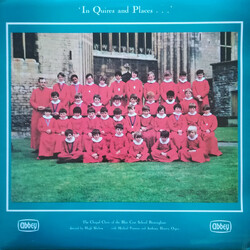 The Chapel Choir Of The Blue Coat School Birmingham / Hugh Shelton / Michael Peterson (13) / Anthony Harvey (2) 'In Quires And Places...' No. 11 Vinyl