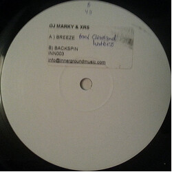 DJ Marky & XRS Breeze / Backspin USED VINYL 12INCH 45 RPM WHITE LABEL