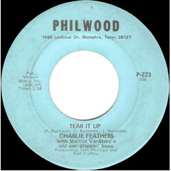 Charlie Feathers / Marcus Van Story Tear It Up USED VINYL 7INCH 45 RPM SINGLE
