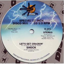 Shock (3) Let's Get Crackin' USED VINYL 12INCH 33 S RPM