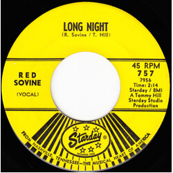 Red Sovine Long Night USED VINYL 7INCH 45 RPM SINGLE