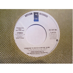 Linda Ronstadt / Nelson Riddle And His Orchestra Someone To Watch Over Me USED VINYL 7INCH 45 RPM PROMO