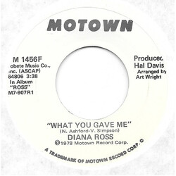 Diana Ross What You Gave Me USED VINYL 7INCH 45 RPM PROMO