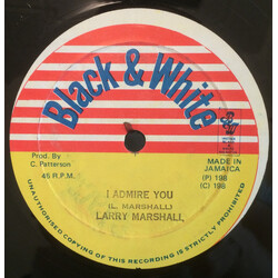 Larry Marshall I Admire You USED VINYL 12INCH 45 RPM