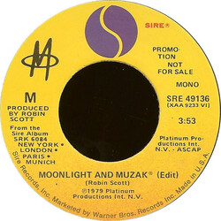 M (2) Moonlight And Muzak USED VINYL 7INCH SINGLE 45 RPM PROMO
