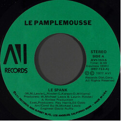 Le Pamplemousse Le Spank / Monkey See, Monkey Do USED VINYL 7INCH 45 RPM SINGLE STYRENE