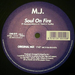 M.J. (4) Soul On Fire USED VINYL 12INCH 45 RPM
