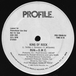 Run-DMC King Of Rock Vinyl 12" USED
