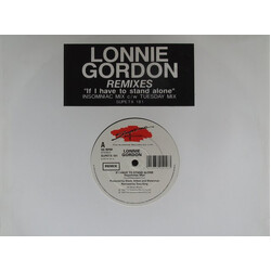 Lonnie Gordon If I Have To Stand Alone (Remix) VINYL 12" USED
