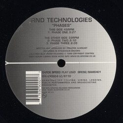 R.N.D. Technologies Phases VINYL 12" USED