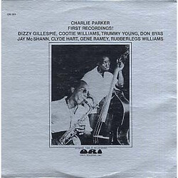 Charlie Parker First Recordings! Vinyl LP USED