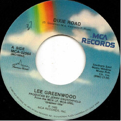 Lee Greenwood Dixie Road USED VINYL 7INCH 45 RPM SINGLE