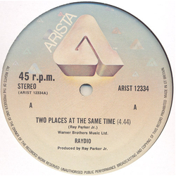 Raydio Two Places At The Same Time Vinyl 12" USED
