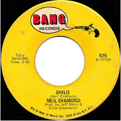 Neil Diamond Shilo USED VINYL 7INCH 45 RPM SINGLE