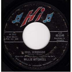 Willie Mitchell Soul Serenade / Mercy Mercy Mercy USED VINYL 7INCH 45 RPM STYRENE