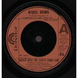 Miquel Brown Dancing With The Lights Down Low USED VINYL 7INCH