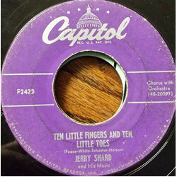 Jerry Shard & His Music Ten Little Fingers And Ten Little Toes / Alabama Bound USED VINYL 7INCH 45 RPM